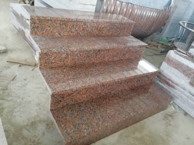 G562 Red Granite Stairs and Risers
