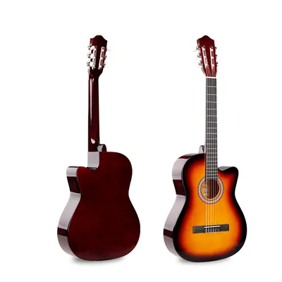 Hot Selling Musical Instruments Wholesale China Wooden 39" Classical Guitars Cutway