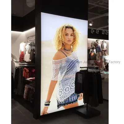 Backlit Big Display LED Seg Framless Tension Fabric Light Box Illuminated Sign