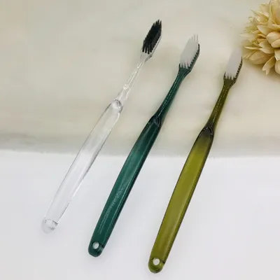 Sustainable Hotel Toothbrush Set with Custom Wheat Straw Design