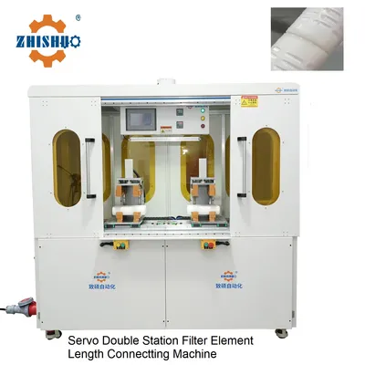Servo Double Station Filter Element Length Connectting Machine