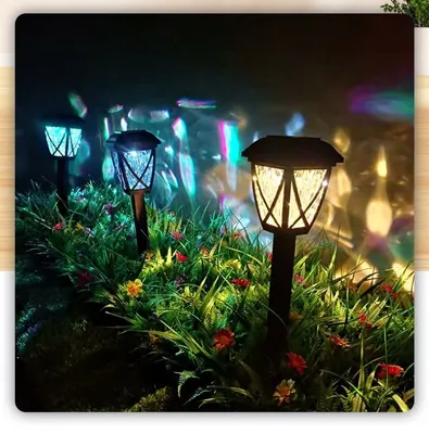 Garden Decorative Solar Light Waterproof Portable Solar Lawn Light Suitable for Garden Parks