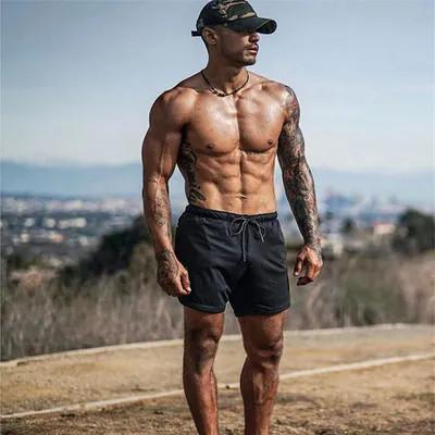 Quick Dry Comfortable Custom Polyester Training Running Shorts Men