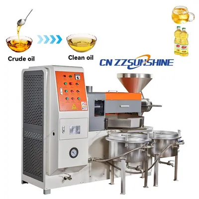 Spiral Type Extraction Machine Edible Sunflower Seeds Peanut Seeds Oil Presser