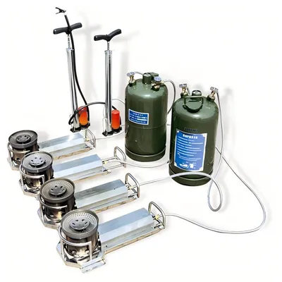 Mobile Field Stove, Kitchen Burner System, Mobile Stove