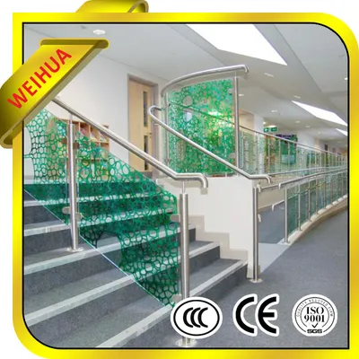Flat/Curved Safety Laminated Glass for Balustrades