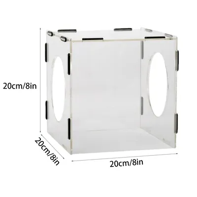 Transparent Acrylic Splash-Proof Dust Collecting Box for Manual Grinding Workshop