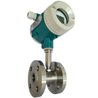 High Precision Stainless Steel Liquid Flowmeter 4-20mA 24V DC Turbine Flowmeter