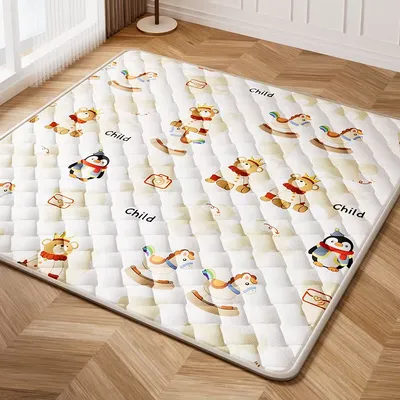 100% Organic Cotton Baby Play Mat Soft Kids Floor Rug Carpet