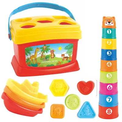 Smart Stacking Blocks: Educational Toy for Baby Development
