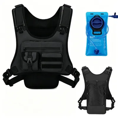 Hot Sale Polyester Hydration Vest Breathable Waterproof Lightweight Outdoor Good Water Bladder Vest