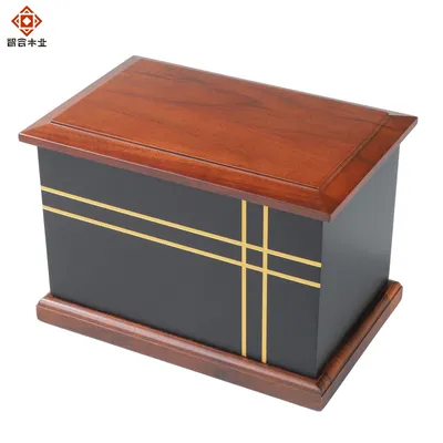 Natural Wood Finish Cremation Urn Hand Crafted with Premium Quality Wood Offering a Serene and Elegant Resting Place for Ashes
