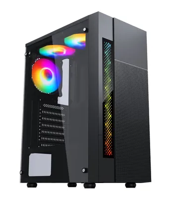 Custom Computer Cases Gaming Cases Computer PC Case with LED Strip