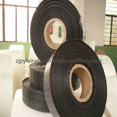 Black PP Woven Fabric for Furniture Backing (PY13-23)