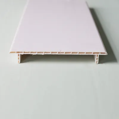 U Shape Hollow White Plastic Profile Extrusion