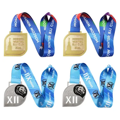 Custom Glow in Dark Marathon Event Football Toumament Triathlon Events Half Marathon Coloue Spray Rainbow Enamelled Medal
