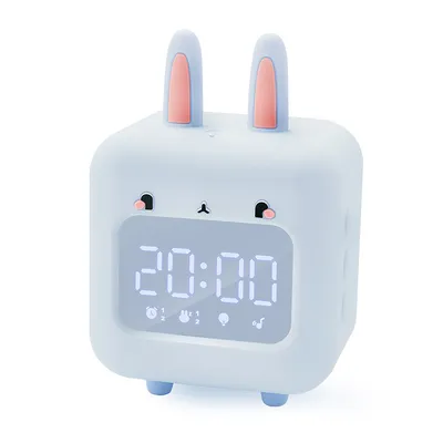 Amazon Rabbit Intelligent Music Alarm Clock for Student on Table