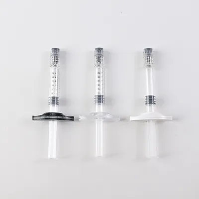 Prefilled 2.25ml Luer Lock Glass Syringe with Child Resistant Applicator Syringes Backstop