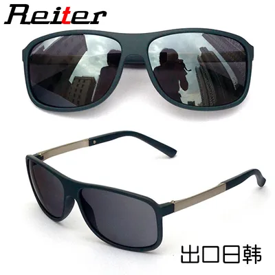 UV400 Tr Frame Aluminum Legs Sunglasses Men