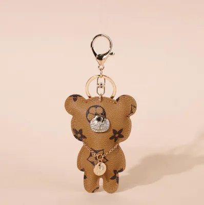 Creative Animal Shape Keychain-Handmade PU Leather Bagpendant with Cute Design