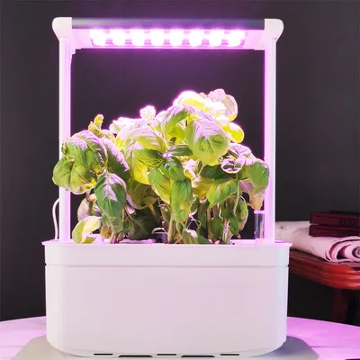 Hydroponics Smart Indoor Garden Herb Vegetable Planter Plant Pot Home Decoration