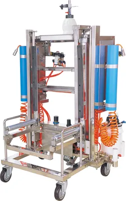 Drsd Garage Equipment Pneumatic Tire Device Trolley with Inflation Table