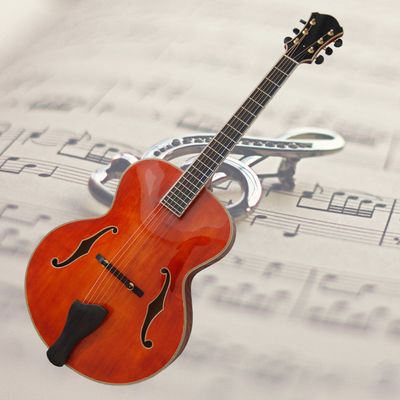 17inch Archaizeed Color Handmade Jazz Guitar---Non Cutaway (YZ-12A)
