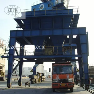 Rail Mounted Mobile Dust Proof Port Cement Hopper