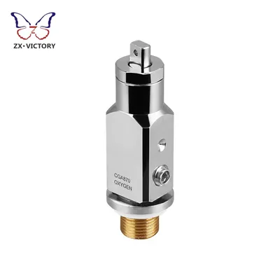 Cga870 O2 Medical Gas Cylinder Valve Oxygen Bottle Valve 3/4-16unf