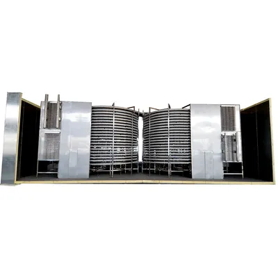 Spiral Tunnel Quick Freezer Double Spiral Quick Freezer