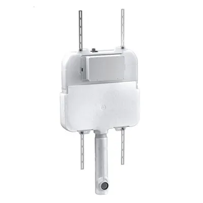 Custom HDPE Hidden Hung Toilet Tank with Mechanical Push Cistern