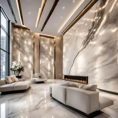 Luxury Marble Pattern Wall Panel Waterproof Fireproof PVC Stone Plastic Decor Board