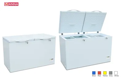 418L Double Door Top Open Chest Freezer