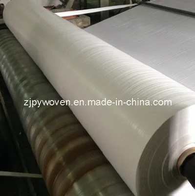Laminated White PP Woven Fabric for Container Liner (PY1-92)