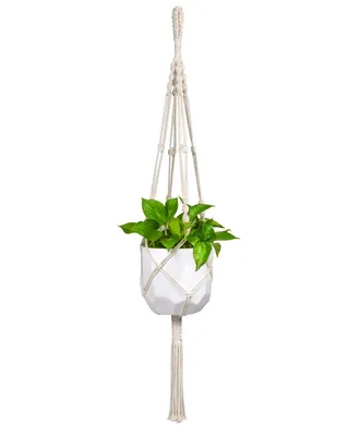 Handmade Macrame Plant Hangers Indoor Outdoor Hanging Planter Basket