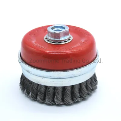Twisted Knot Cup Metal Brush for Angle Grinder