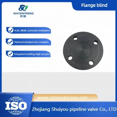 Durable UPVC Flange Cap with DIN Standard for Water Systems