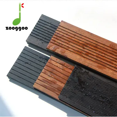 High Anti-Corrosion Solid Bamboo Flooring/Deck/Decking Non-Slip Pool Bamboo Decking for Wet Areas