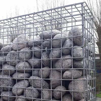 Decorative Galvanized Welded Wire Mesh Fence Gabion Stone Box for Retaining Wall