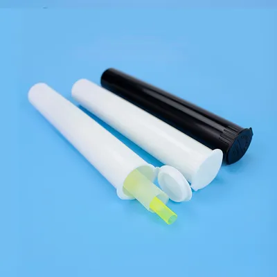 Pre Rolled Cone Plastic Storage Tube Customized Glass Filter Tips Set