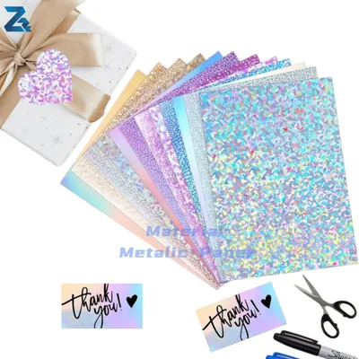Stain Resistant High Brightness Custom Metallic Foil Cardboard Paper