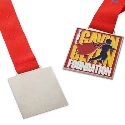 Gymnastics Stainless Steel Miraculous 3D Sublimation Award Blank Carnival Fiesta Gold Ribbons Metal Sports Custom Trophies Medal
