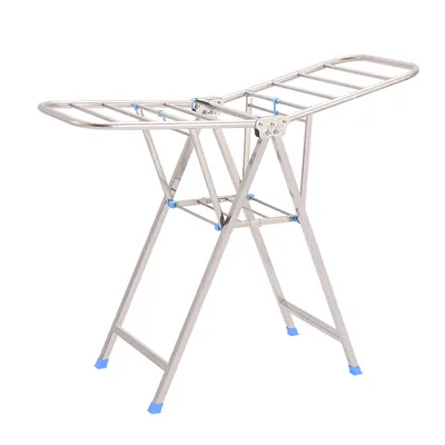 Multifunctional Airfoil Stainless Steel Folding Clothes Extension Dryer