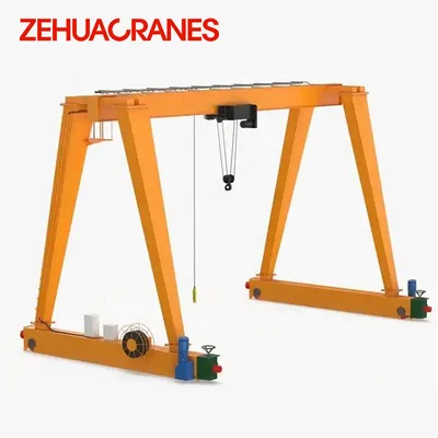Variable Frequency Control High-Efficiency European Single Beam Gantry Crane 7t 10t 12t 16t