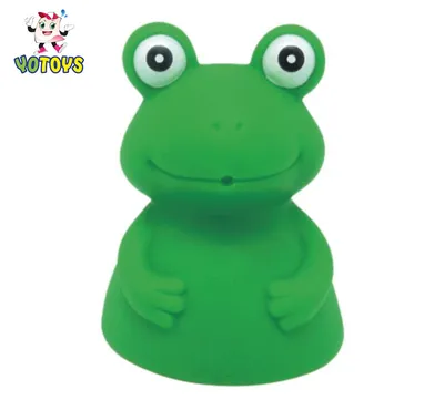 Water Squirter Green Color Plastic Frog Bath Toy