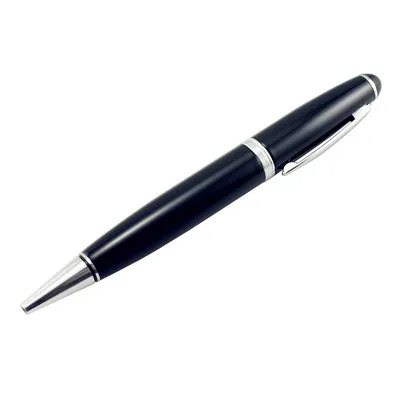 Custom Signature Style Pen USB Stick Flash Drive with Laser Engrave Logo