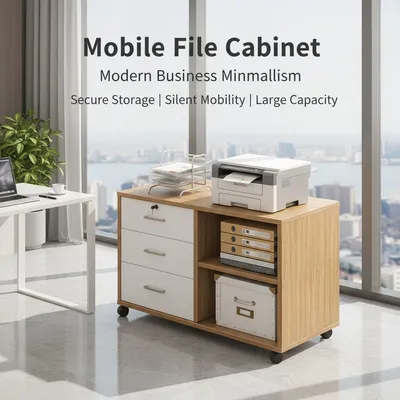 Classic Wooden Storage Cupboard, Practical Furniture Organizer Furniture Lockers