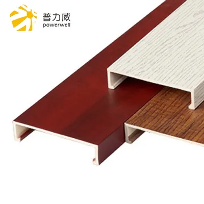Ceiling 100*25mm Wood Plastic Composite Profile