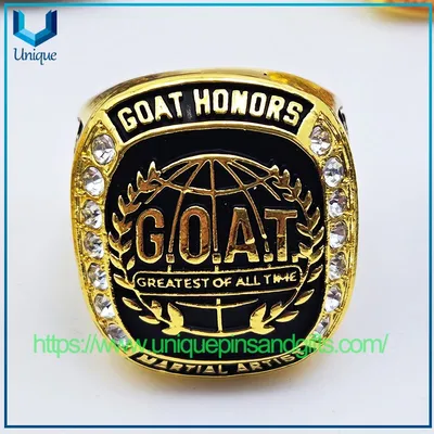 Customized High-Quality Metal 3D Ring - World C-Cup League Champions Ring