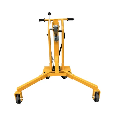 Ergonomic Manual 350kg Mobile Oil Drum Lifter Portable Barrel Handler Trolley Truck